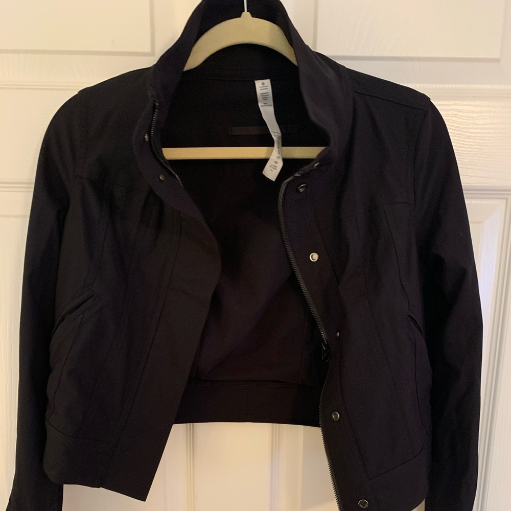 Lululemon zip up light weight moto jacket